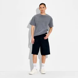 Adult 11.5" Fashion Shorts - Original Use™ Black Leopard Print 30