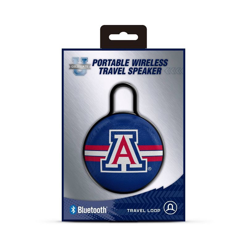 slide 1 of 3, NCAA Arizona Wildcats Circle Clip Speaker, 1 ct