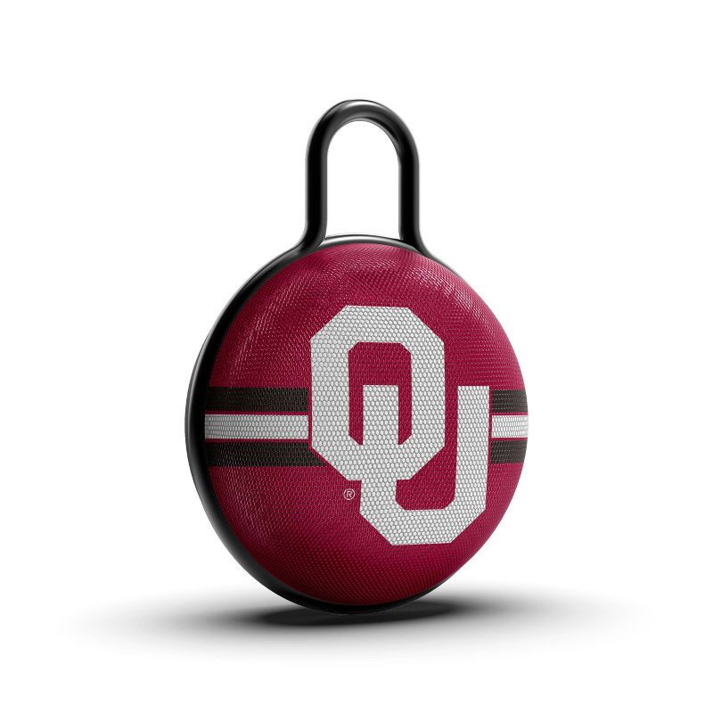 slide 1 of 3, NCAA Oklahoma Sooners Circle Clip Speaker, 1 ct