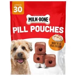 Milk-Bone Pill Pouch Chicken Flavor Chewy Treats 7.4oz