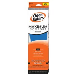 Odor-Eaters Maximum Gel Comfort Insoles - One Size Fits Most