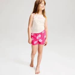 Girls' Scalloped Trim Tank Pajama Set - Cat & Jack™ Pink XS