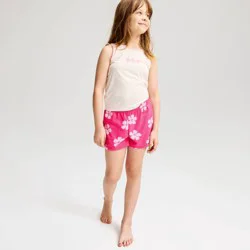 Girls' Scalloped Trim Tank Pajama Set - Cat & Jack™ Pink M