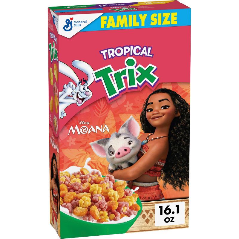 General Mills Tropical Trix Cereal featuring Disney's Moana — product image