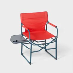 Folding Director's Outdoor Portable Camping Chair Red - All In Motion™