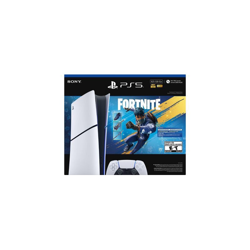 slide 2 of 7, PlayStation 5 Digital Edition 825GB - Fortnite Flowering Chaos Bundle, 1 ct