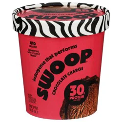 Swoop High Protein Chocolate Charge Frozen Dairy Dessert - 1pt