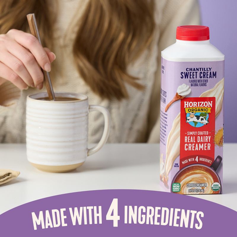 slide 11 of 13, Horizon Organic Sweet Cream Coffee Creamer - 24oz, 24 oz
