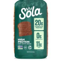 Sola Bread Protein White Bread - 20oz