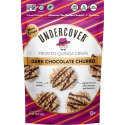 Undercover Snacks Undercover Dark Chocolate Churro Frosted Quinoa Mini Crisps- 3oz