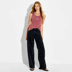 Vinyl Threads Women's Butterfly Graphic Tank Top - Burgundy XXL