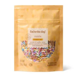 Waffle Cone Razzle Sprinkles Mix - 3oz - Favorite Day™