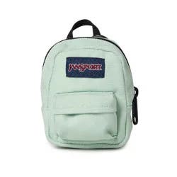JanSport Mini Break Bag Charm Keychain - Foggy Mint
