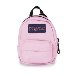 JanSport Mini Break Bag Charm Keychain - Pink Ice