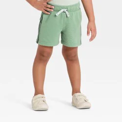 Toddler Boys' Slub Knit Pull-On Shorts - Cat & Jack™ Green 3T