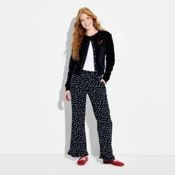 Women's The Devil Wears Prada Character Graphic Cardigan - Black L