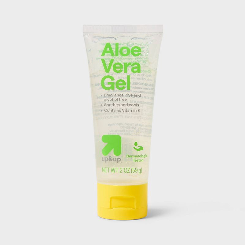 slide 1 of 3, Clear Aloe Vera Gel - 2oz - up&up™, 2 oz