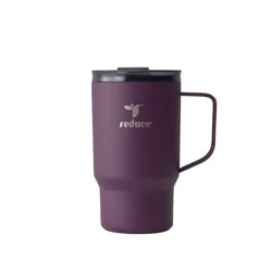 Reduce 18oz Hot1 Insulated Stainless Steel Travel Mug with Steam Release Lid Midnight Plum