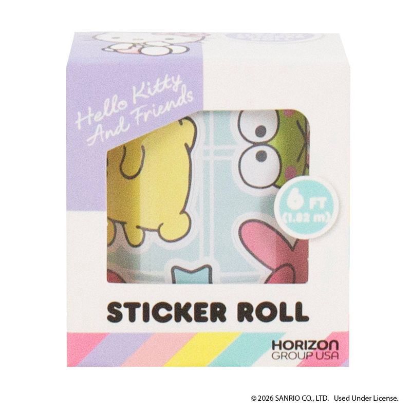 slide 1 of 6, Hello Kitty 200ct Animals Stickers Roll, 200 ct