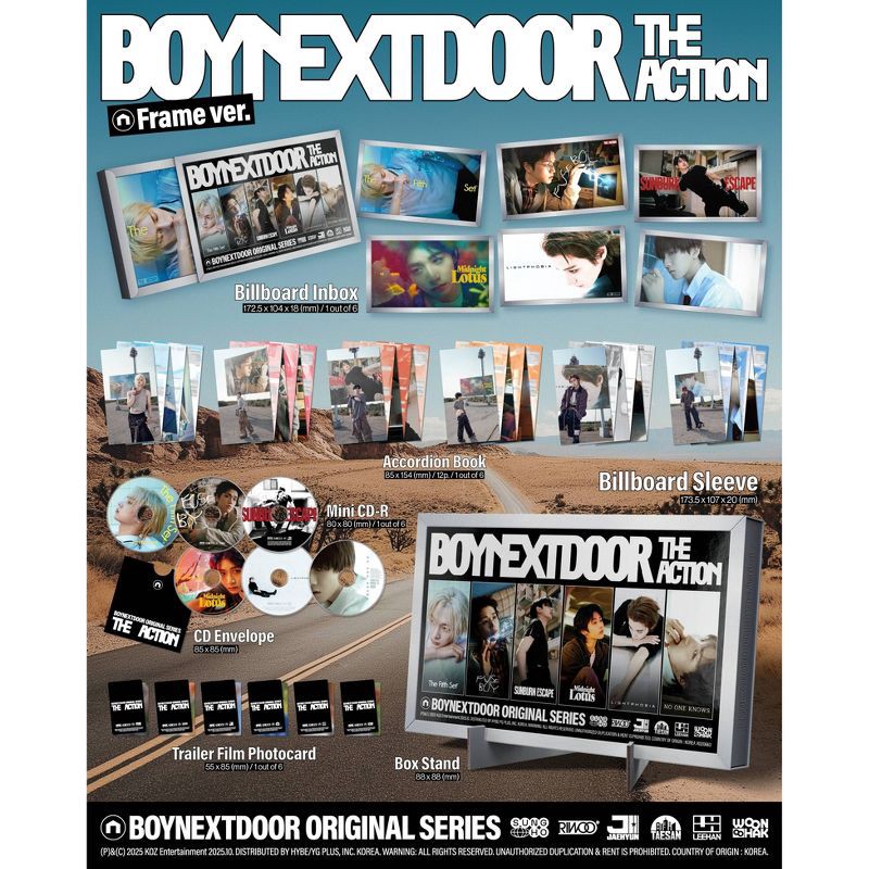 slide 3 of 3, Universal Music Group BOYNEXTDOOR - BOYNEXTDOOR 5th EP [The Action] (Frame ver.) (CD), 1 ct