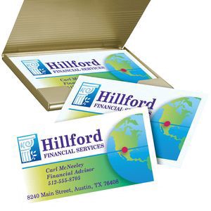 slide 5 of 6, Avery Inkjet Clean-Edge Two-Side Printable Business Cards, White Matte, 400 ct; 2 in x 3 1/2 in