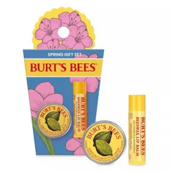Burt's Bees Spring Surprise Gifts Beeswax Balm and Mini Lemon Butter Cuticle Cream - 0.46oz: Paraben-Free, Sulfate-Free, Phthalate-Free