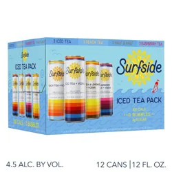 Surfside Iced Tea Vodka 12pk/355ml Cans