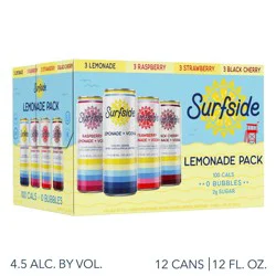 Surfside Lemonade Vodka - 12pk/355ml Cans