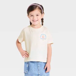 Toddler Girls' Ice Cream Parlor Oversized Graphic T-Shirt - Cat & Jack™ Cream 18M