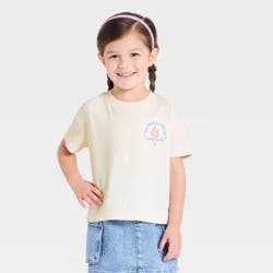Toddler Girls' Ice Cream Parlor Oversized Graphic T-Shirt - Cat & Jack™ Cream 18M