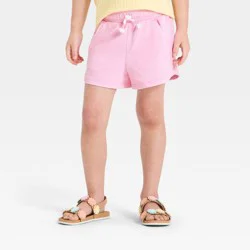Toddler Girls' French Terry Shorts - Cat & Jack™ Pink 4T