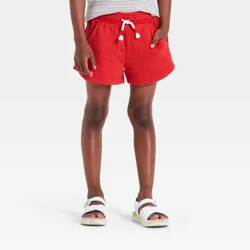 Toddler Girls' French Terry Shorts - Cat & Jack™ Red 5T