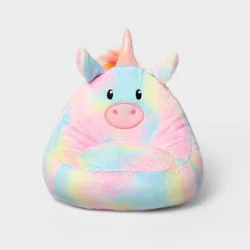 14" Baby Doll Pouf Chair Unicorn - Gigglescape™