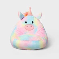 14" Baby Doll Pouf Chair Unicorn - Gigglescape™