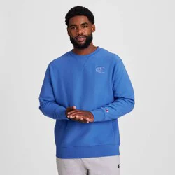 Champion Adult Sizing Embroidered Fleece Crewneck Sweatshirt - Nebulas Blue XL