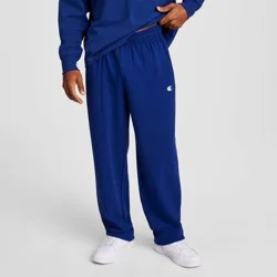 Champion Men's Open Bottom Bungee Fit Pull-On Pants - Navy Blue S