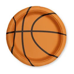 Emerge Retail 20ct 7.9" Basketball Lunch Plates