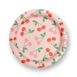 Emerge Retail 20ct 6.3" Cherry Snack Plates Pink/Red