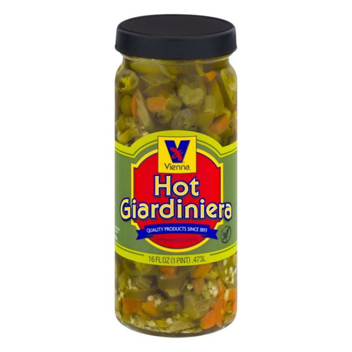 slide 1 of 2, Vienna Hot Giardiniera, 1 ct