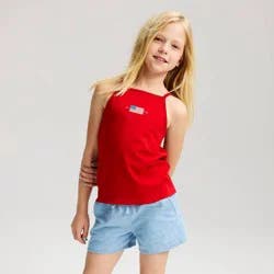 Girls' Fitted Jersey Tank Top - Cat & Jack™ Red XS
