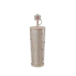 Zak Designs 25oz Hello Kitty SAN Straw Tumbler with Topper Pink