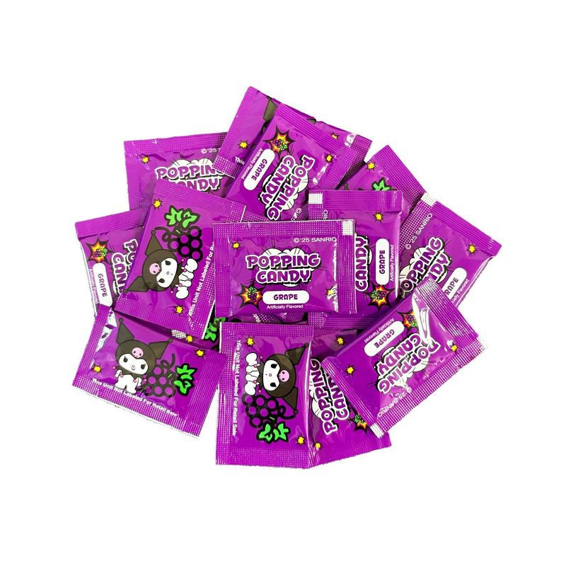 slide 3 of 4, A-Sha Foods USA Hello Kitty Kuromi Grape Flavored Popping Candy - 1.05oz/15ct, 1.05 oz, 15 ct