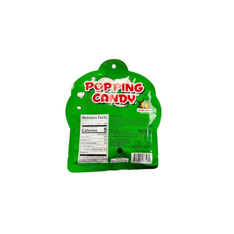 slide 2 of 4, A-Sha Foods USA Hello Kitty and Friends Green Apple Flavored Popping Candy - 1.05oz/15ct, 1.05 oz, 15 ct