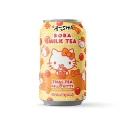 A-Sha Foods USA Hello Kitty Thai Boba Milk Tea - 10.5 fl oz