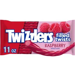 Twizzlers Filled Twists Raspberry Flavored Licorice Style Candy - 11oz