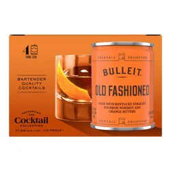 Bulleit Old Fashioned Cocktail - 4pk/100ml Cans