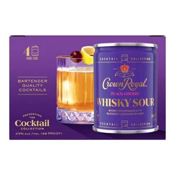 Crown Royal Whiskey Sour - 4pk/100ml Cans