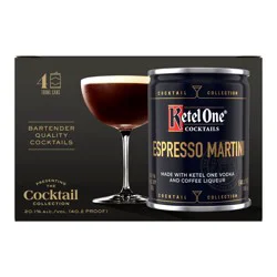Ketel One Espresso Martini Cocktail - 4pk/100ml Cans