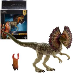 Jurassic World Hammond Collection Dilophosaurus Dinosaur Figure, Deluxe Design and Articulation