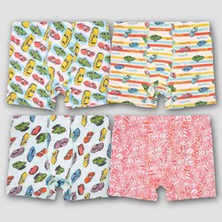 Boys' Hot Wheels 4pk Cotton Stretch Boxer Briefs - 6